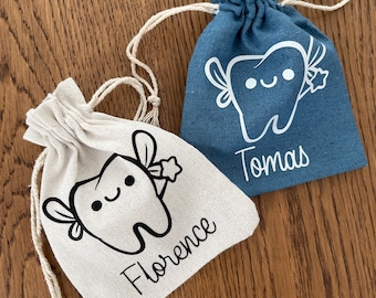 Sac magique pour fée des dents personnalisé