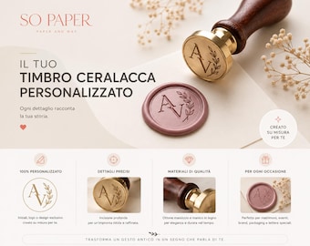 Sello de lacre personalizado