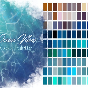 Ocean Vibes Color Palette for Procreate