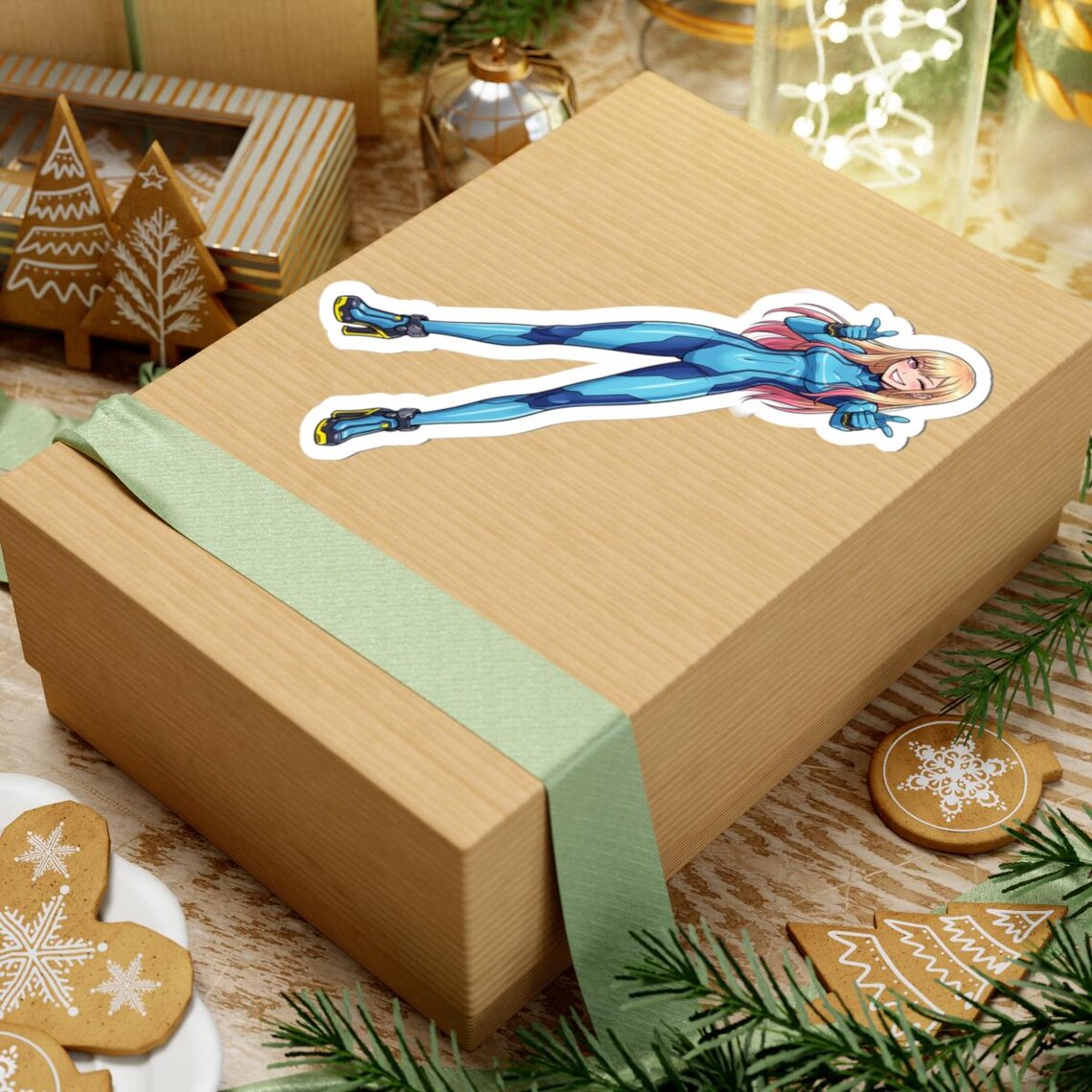 Marin Kitagawa Zero Suit Samus Cosplay Sticker | My Dress up Darling ...