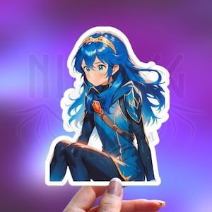 Lucina Fire Emblem Sticker: Waterproof Vinyl Decal for Gamers