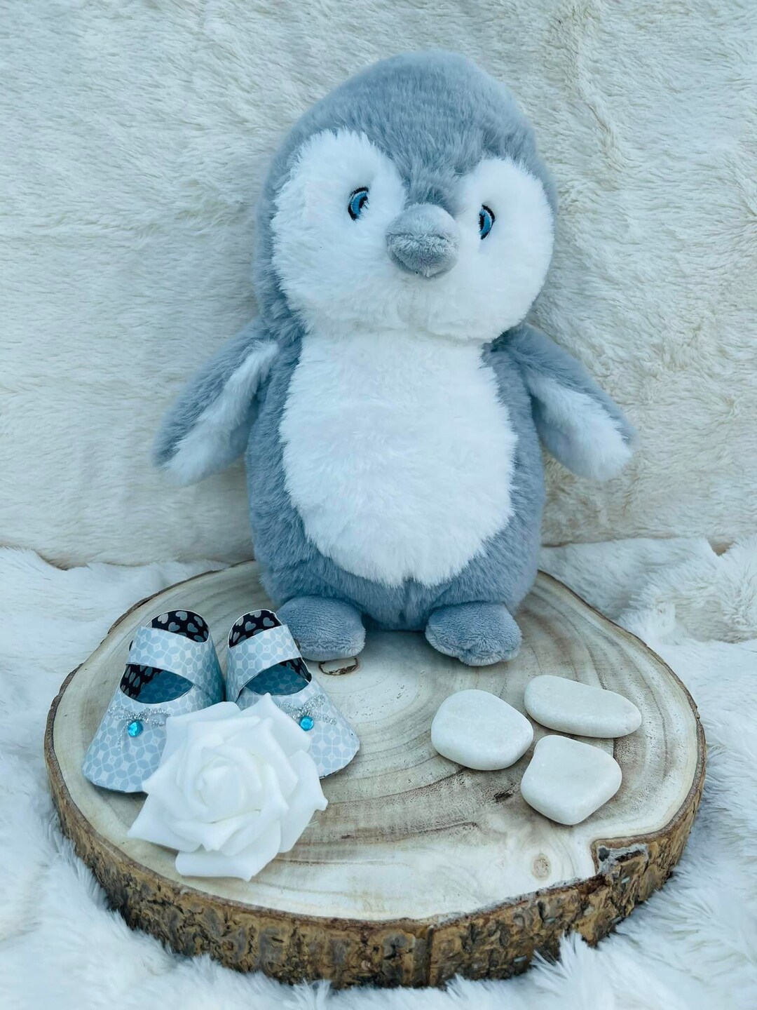 Kuscheltier Pinguin Plüschtier – 25 Cm, Superweich, In Blau, Perfekt Für Mädchen