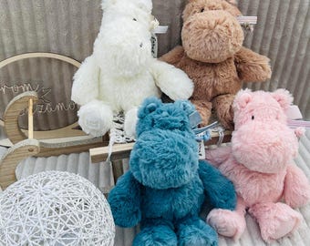 Jellycat Bashful Hippo Plush Collectible No Tag (12 Inch) - Etsy