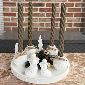 Keramik adventskranz