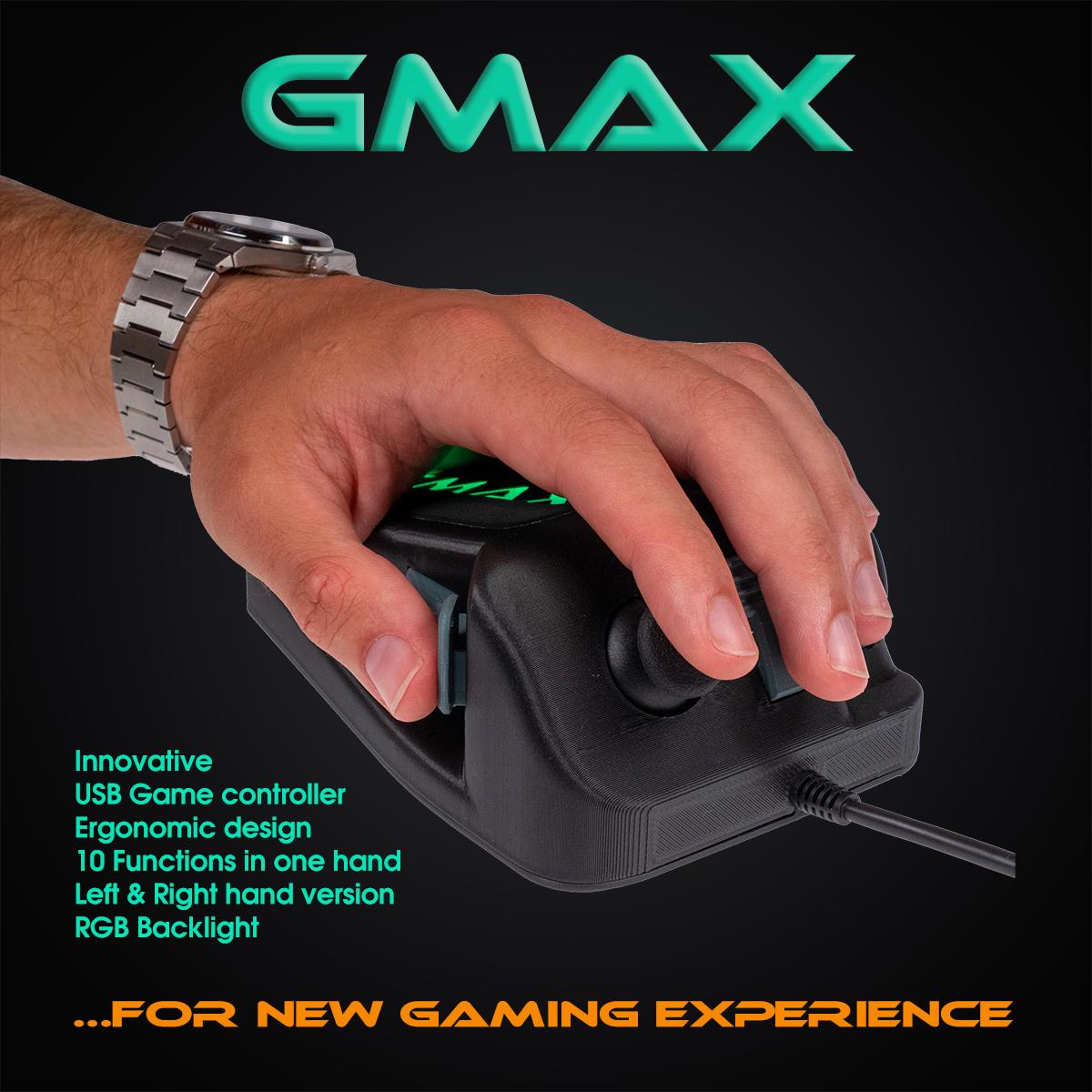 ゲームコントローラー GMAX ゲーム コントローラー - 左手用と右手用 - Etsy 日本