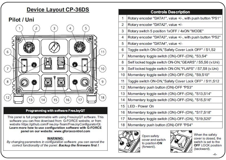 G-FORCE CP-36DS Game Control Panel - Etsy