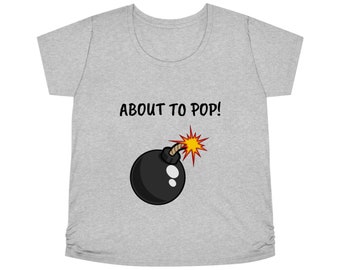 ÜBER POP! - Lustiges Umstands-T-Shirt für Frauen