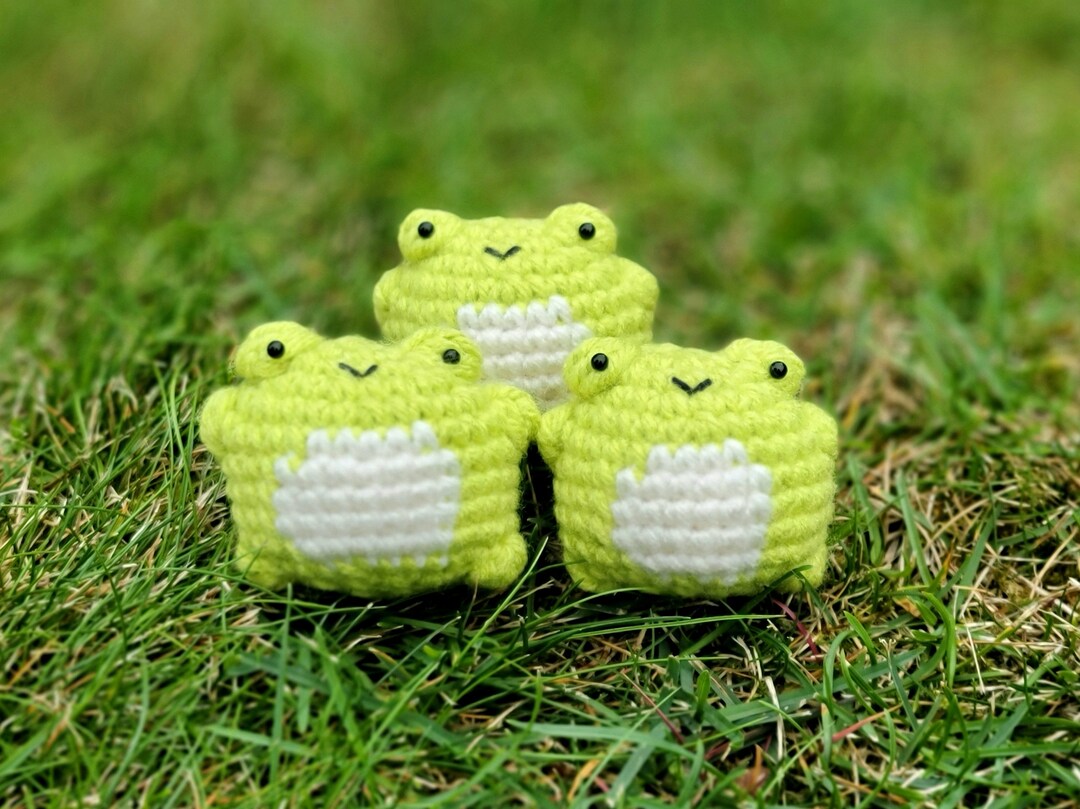 Nosew Mini Frog Crochet Pattern Etsy