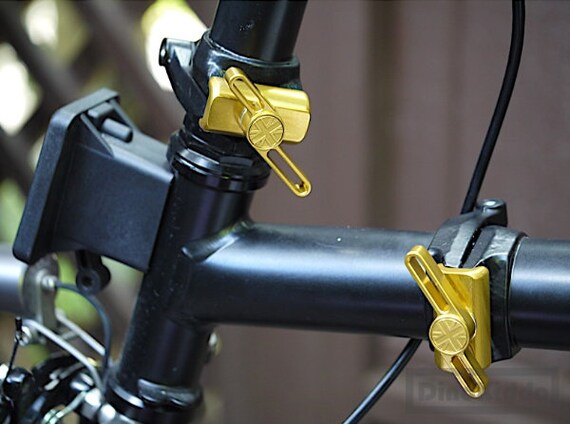 Union Jack Aluminium Easy Shells Hinge Clamp Levers for Brompton