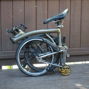 100mm Aluminium Oversized Easy Wheels For Brompton Folding Bike
