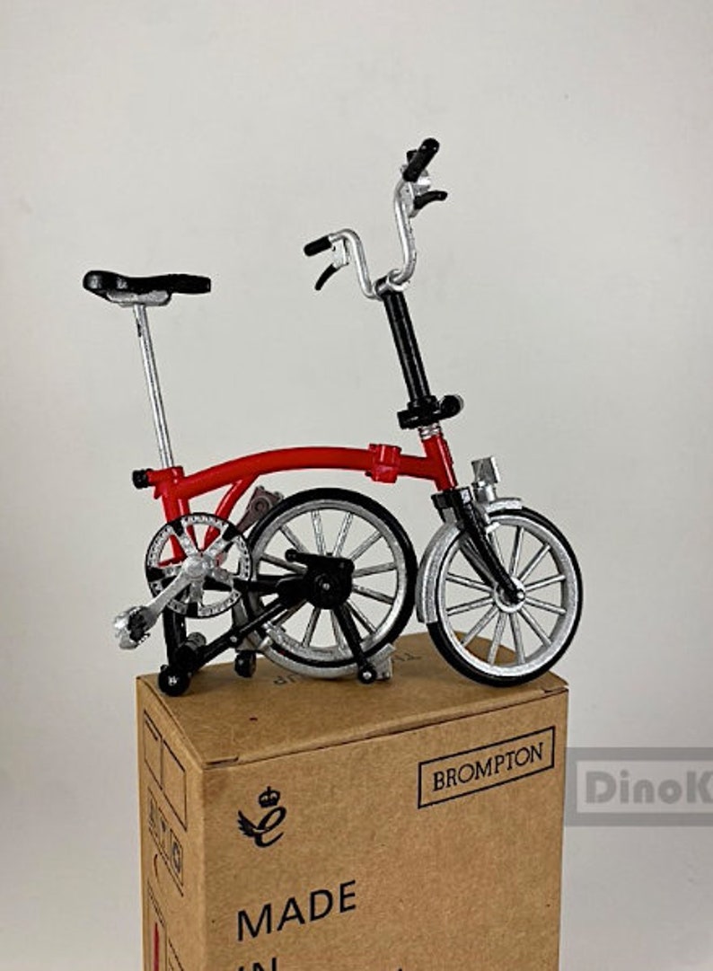 Brompton Folding Bike Model Miniature Decoration Etsy