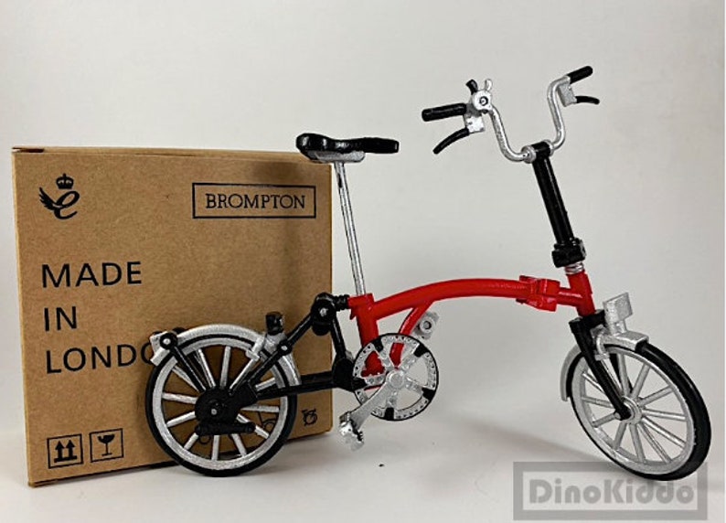 Brompton Folding Bike Model Miniature Decoration Etsy