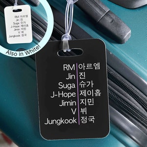 Jhope Luggage Tag - Etsy