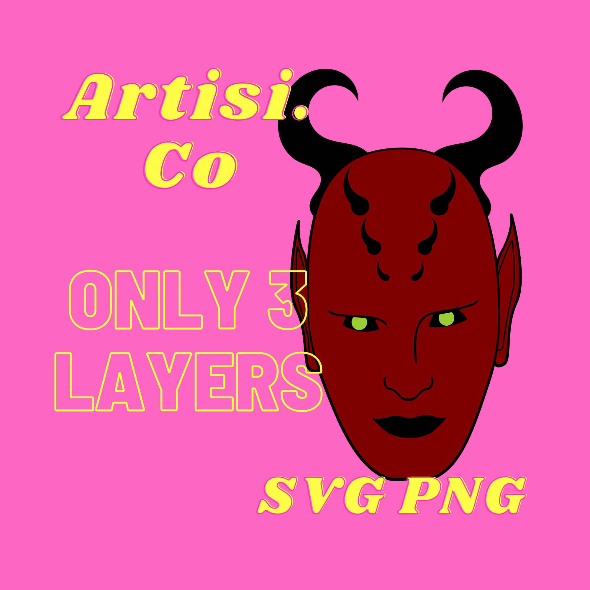 Simply Red Svg Simple Layered Red Devil SVG for Instant Digital Download cricut ...