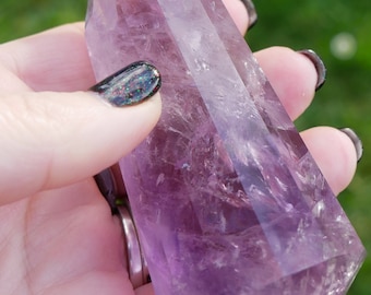 AA Grade Amethyst Vogel 12 sides Spectacular!