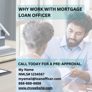 Educational Social Media Flyers for Loan Officer