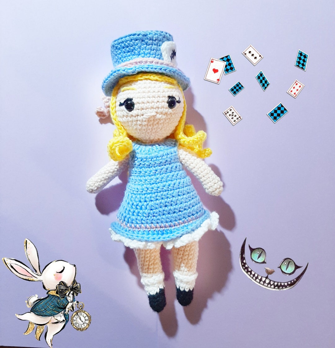 Alice Amigurumi Alice in Wonderland Alice in Wonderland Etsy
