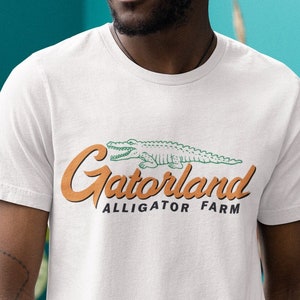 Gatorland Alligator Farm Shirt, Gatorland t-shirt,Retro Gatorland shirt, Vintage Florida attraction shirt