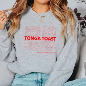 Disney Tonga Toast with Strawberry compote Heavy Crewneck Sweatshirt, Disney Polynesian resort, Disney Vacation Shirts, Disney Snacks shirts