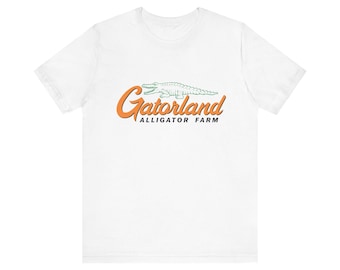 Gatorland Alligator Farm Tee | Vintage Alligator Logo T-Shirt
