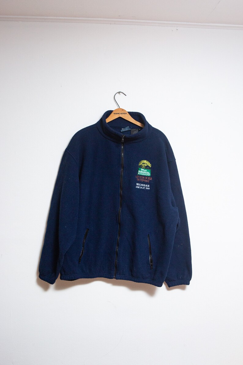 1999 Disney Animal Kingdom Adventure Post Fleece, Vintage Disney