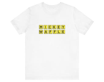 Camiseta de Mickey Waffle con bocadillos de Disney / Camiseta de bocadillos de Disney World