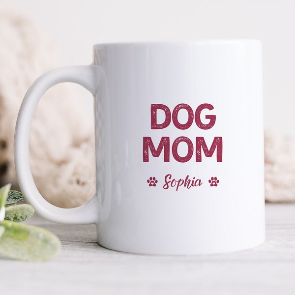 Dog Mom gift - Unique Gift for dog lovers - Birthday gift - Dog mom coffee mug