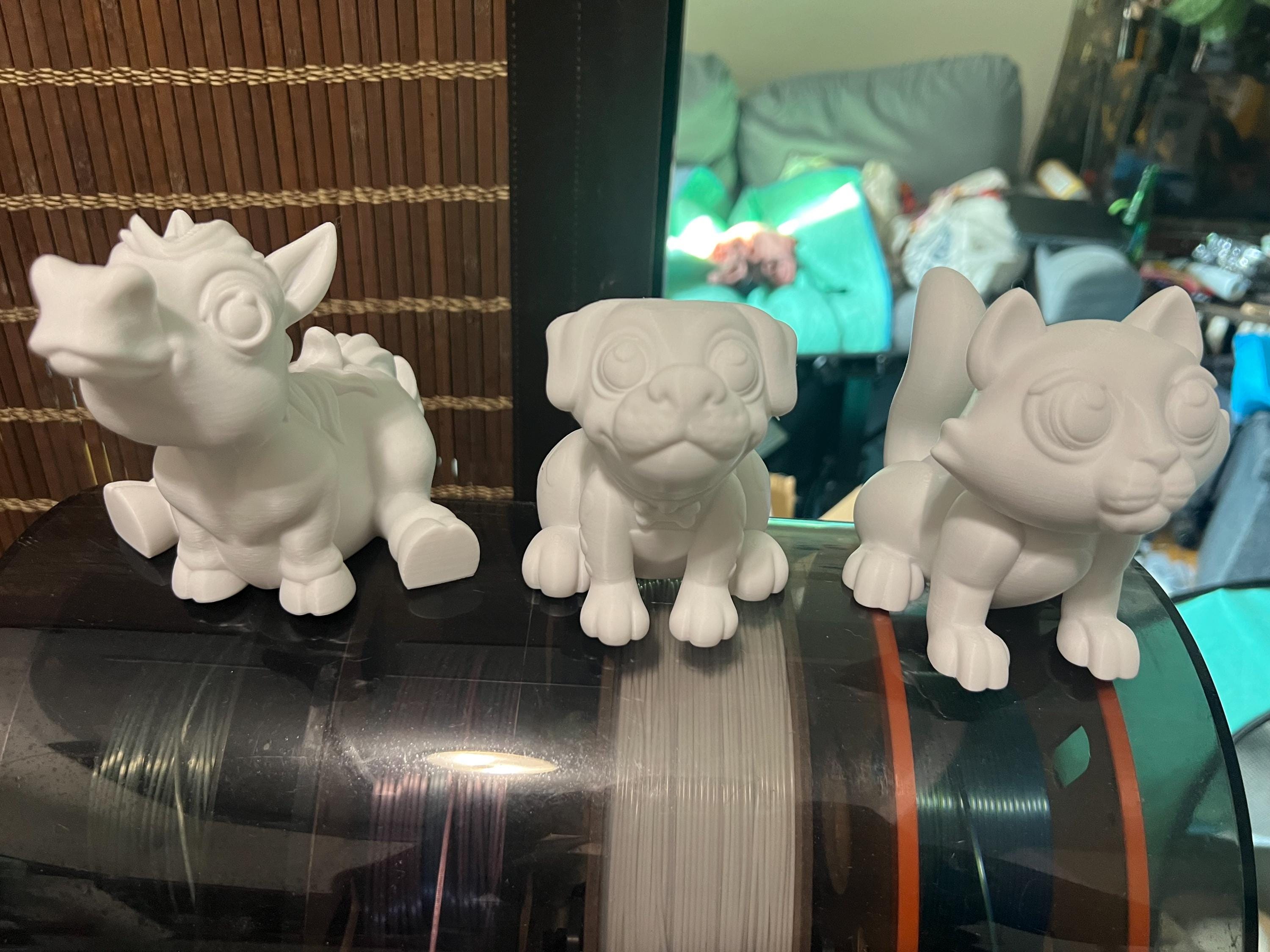 Paint-your-own Animal Buddy 3D Printed Animal or Dino Kit - Etsy