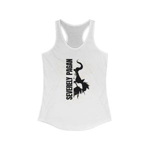 Pagan Graphic Racerback Tank, Boho Summer Top, Spiritual Workout Shirt, Festival Wear, Gift for Witches