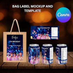 KPOP Dämon 3 Jäger Taschenaufkleber und Getränkedosen beschriften