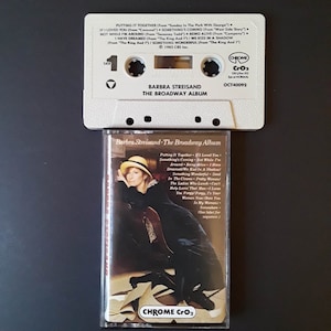 BARBARA STREISAND - The Broadway Album - 1985 CASSETTE - Tested