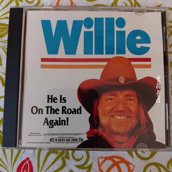 WILLIE NELSON - He's on the Road Again - 1991 CD - 12 Songs