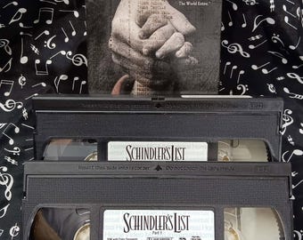 La lista de Schindler - Mejor película de 1993 - Liam Neeson - VHS de 1994 - Estuche