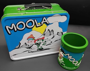 Lonchera Moola The Cow 2004 - Incluye taza de plástico - Fabricada por Image Products