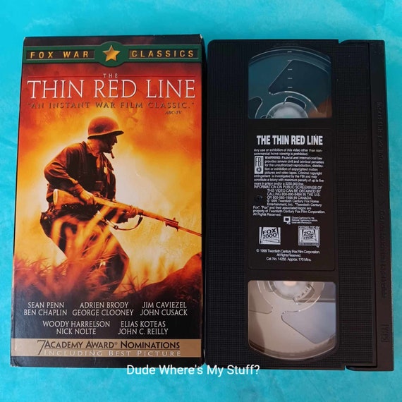 The THIN RED LINE - 1999 Vhs - Tested and Plays Properly - Sean