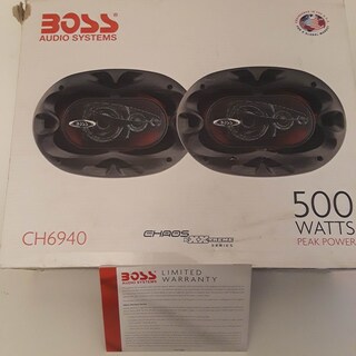 Boss Audio Chaos Series - Altoparlanti 2 Vie Da 10x15 Cm (4x6 Pollici) Per Auto, Confezione Da 2