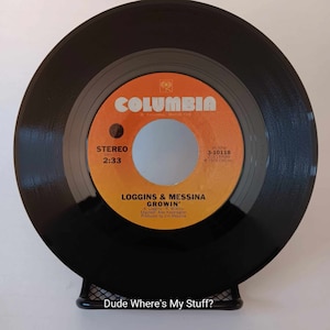 LOGGINS & MESSINA - Growin&#39; - Keep Me In Mind - 45 RPM vinyl - 1974 (Rs)