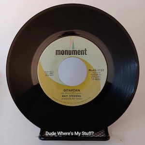 Ray Stevens- GITARZAN - Bagpipes That&#39;s My Bag- VINYL - 45rpm- 1969 - (RS) - Original Monument Records Release
