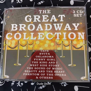 London Theater Orchestra & Singers - Great Broadway Collection 3 CDs - 30 songs - 1990&#39;s Re-issue