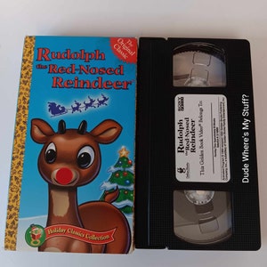 RUDOLPH the Red-Nosed Reindeer - Original tv Version - 1992 VHS - Tested and Plays