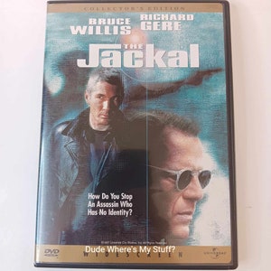 THE JACKAL - Bruce Willis - Richard Gere - 1998 DVD - Collector's Edition