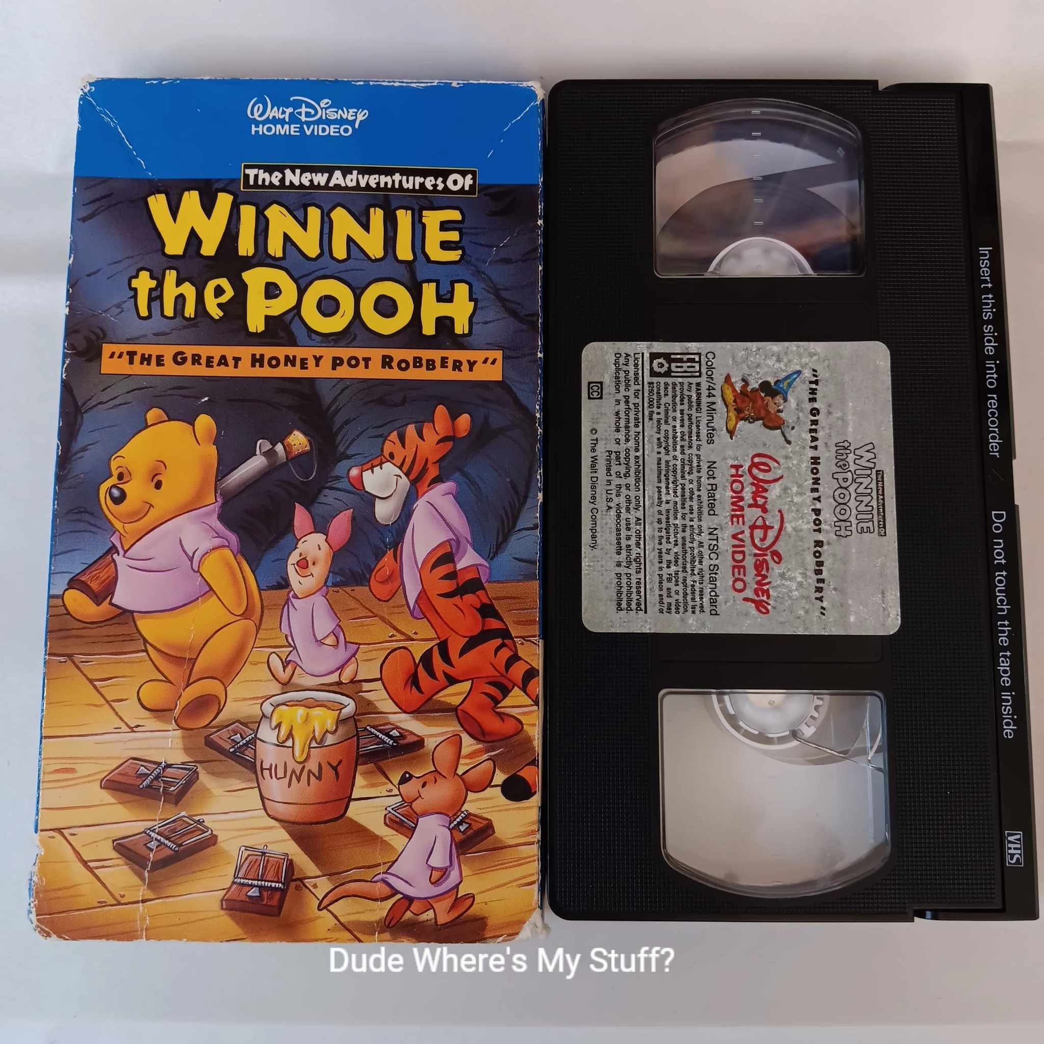 Winnie The Pooh The Great Honey Pot Robbery Winnie the Pooh the Great Honey Pot Robbery 1991 Disney VHS NR - Etsy