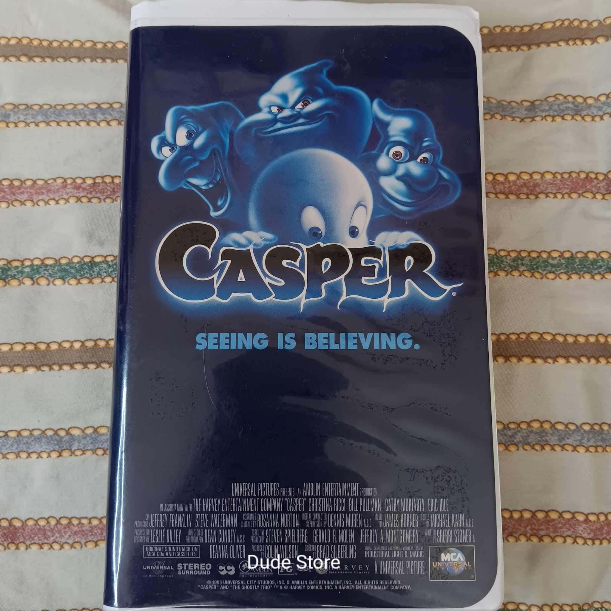 Casper: Seeing is Believing - Rated PG - clam shell case - 1995 VHS, image size:2048x2048
