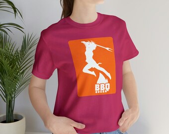 BBQ Queen Unisex Jersey Kurzarm T-Shirt