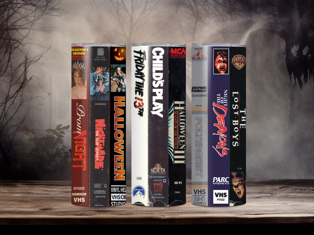 Cult Classic Horror Movie VHS Halloween Tumblerscary Movie Etsy