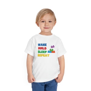 Lego - Wake Build Sleep Repeat T-Shirt
