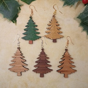 Handgefertigte Weihnachtsbaum-Ohrringe, perfekt für Weihnachtsgeschenke oder Weihnachtsgeschenke