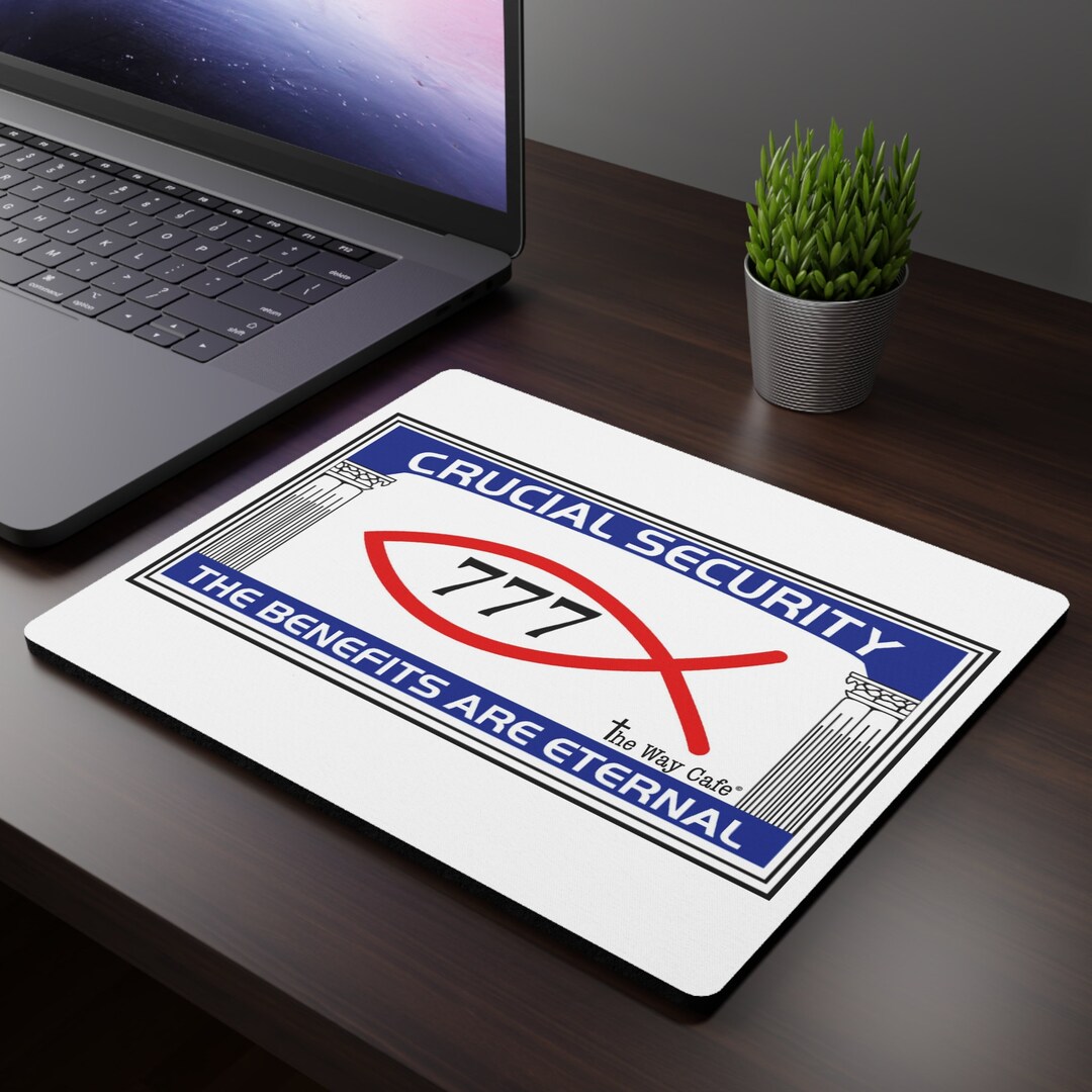 Crucial Security Rectangular Mouse Pad - Etsy