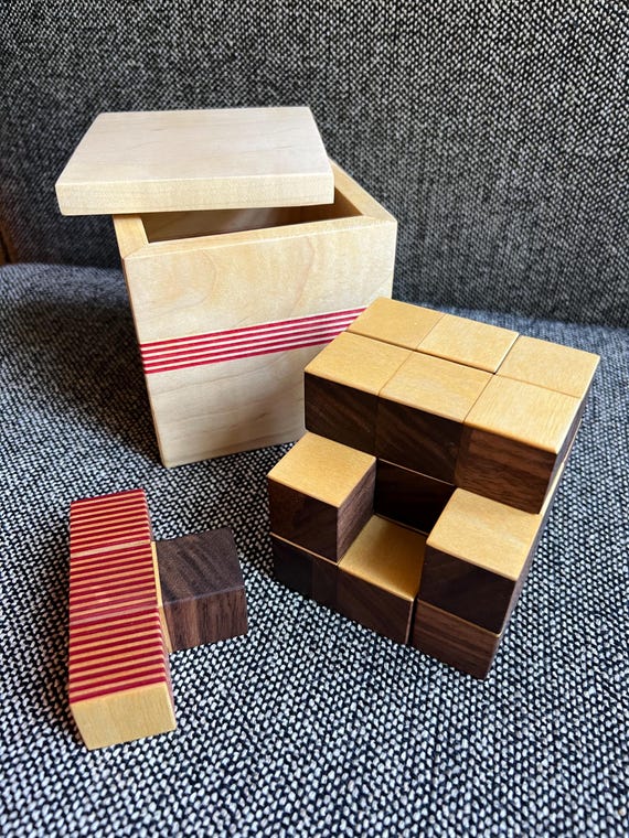 Puzzle cubo di legno Soma Gioco di puzzle Giochi di legno