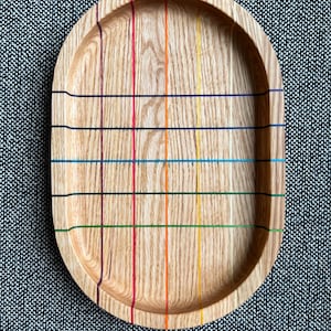White Oak Tray - Medium | Wood Catchall Tray | Valet Tray | Organizing Tray